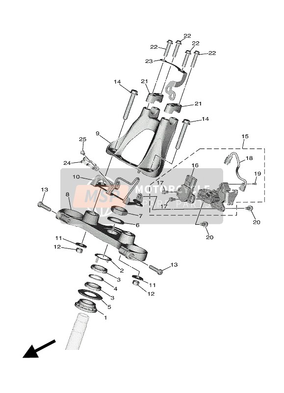 1MC142160000, Vite, Yamaha, 1